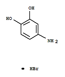Molecular Structure of 158627-59-9 (1,2-Benzenediol,4-amino-, hydrobromide (1:1))