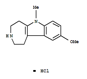 15918-70-4,9-methoxy-6-methyl-1,2,3,4,5,6-hexahydroazepino[4,5-b]indol-6-ium chloride,Azepino[4,5-b]indole,1,2,3,4,5,6-hexahydro-9-methoxy-6-methyl-, monohydrochloride (8CI,9CI)
