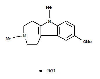 9-methoxy-3,6-dimethyl-2,4,5,6-tetrahydro-1H-azepino[4,5-b]indol-6-iumchloride