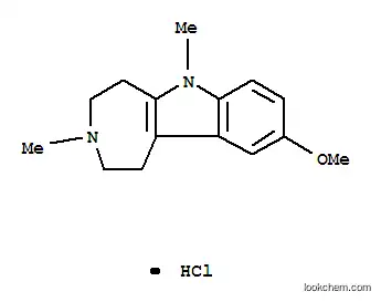 Molecular Structure of 15923-06-5 (9-methoxy-3,6-dimethyl-1,2,3,4,5,6-hexahydroazepino[4,5-b]indol-6-ium chloride)