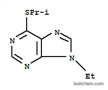 Molecular Structure of 15923-46-3 (9-ethyl-6-(propan-2-ylsulfanyl)-9H-purine)