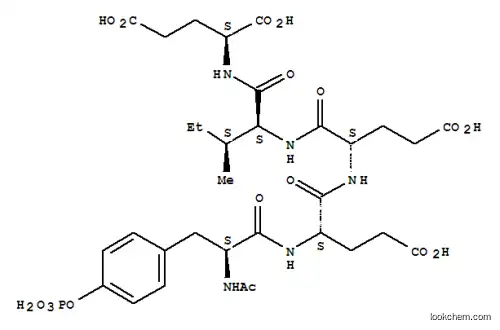 Molecular Structure of 159439-02-8 (AC-TYR(PO3H2)-GLU-GLU-ILE-GLU)
