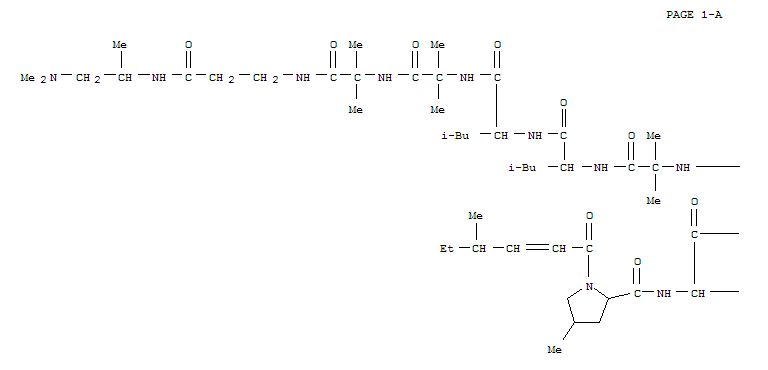 26-(1-hydroxy-2-methylpropyl)-2,4,11,11,14,14,23,23,31-nonamethyl-29-[({4-methyl-1-[(2E)-4-methylhex-2-enoyl]pyrrolidin-2-yl}carbonyl)amino]-17,20-bis(2-methylpropyl)-6,10,13,16,19,22,25,28,35-nonaoxo