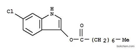 Molecular Structure of 159954-35-5 (6-CHLORO-3-INDOXYL CAPRYLATE)