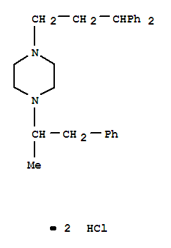 16018-30-7,1-(3,3-diphenylpropyl)-4-(1-phenylpropan-2-yl)piperazine dihydrochloride,Piperazine,1-(3,3-diphenylpropyl)-4-(a-methylphenethyl)-, dihydrochloride (8CI)
