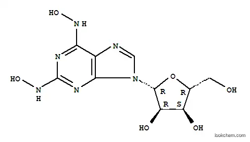 Molecular Structure of 16033-28-6 (Xanthosine, dioxime(9CI))
