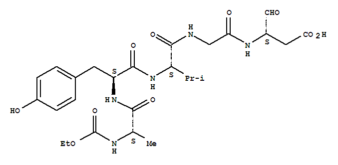 160534-06-5,Glycinamide,N-(ethoxycarbonyl)-L-alanyl-L-tyrosyl-L-valyl-N-[(1S)-2-carboxy-1-formylethyl]-(9CI),Glycinamide,N-(ethoxycarbonyl)-L-alanyl-L-tyrosyl-L-valyl-N-(2-carboxy-1-formylethyl)-,(S)-; GYKI 66115