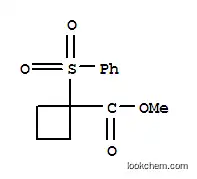 Cyclobutanecarboxylic acid, 1-(phenylsulfonyl)-, methyl ester