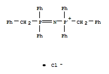 Molecular Structure of 161182-58-7 (Phosphorus(1+),[P,P-diphenyl-P-(phenylmethyl)phosphine imidato-kN]diphenyl(phenylmethyl)-, chloride (1:1))