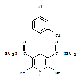 161772-08-3,3,5-Pyridinedicarboxamide,4-(2,4-dichlorophenyl)-N3,N3,N5,N5-tetraethyl-1,4-dihydro-2,6-dimethyl-,3,5-Pyridinedicarboxamide,4-(2,4-dichlorophenyl)-N,N,N',N'-tetraethyl-1,4-dihydro-2,6-dimethyl- (9CI)