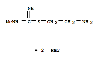 Molecular Structure of 16181-69-4 (Carbamimidothioic acid,methyl-, 2-aminoethyl ester, dihydrobromide (9CI))