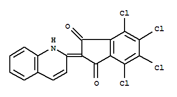 1H-Indene-1,3(2H)-dione,4,5,6,7-tetrachloro-2-(2(1H)-quinolinylidene)-
