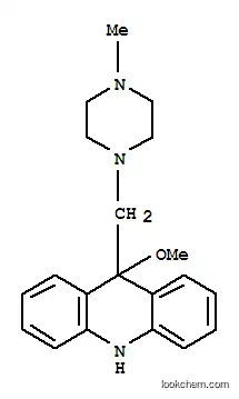 Molecular Structure of 16299-13-1 (9-methoxy-9-[(4-methylpiperazin-1-yl)methyl]-9,10-dihydroacridine)