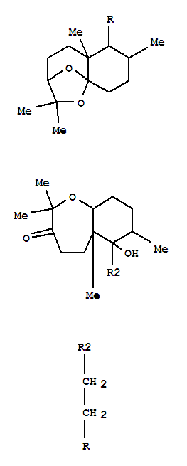 Molecular Structure of 163136-05-8 (1-Benzoxepin-3(2H)-one,octahydro-6-hydroxy-2,2,5a,7-tetramethyl-6-[2-[(3R,5aS,6R,7R,9aR)-octahydro-2,2,5a,7-tetramethyl-2H-3,9a-epoxy-1-benzoxepin-6-yl]ethyl]-,(5aR,6S,7S,9aS)-rel-(+)- (9CI))