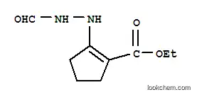 Molecular Structure of 163353-19-3 (1-Cyclopentene-1-carboxylicacid,2-(2-formylhydrazino)-,ethylester(9CI))