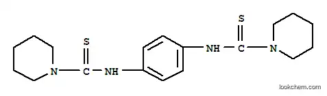 Molecular Structure of 16349-64-7 (1-Piperidinecarboxamide,N,N'-p-phenylenebis[thio- (8CI))