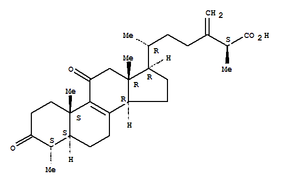 Ergosta-8,24(28)-dien-26-oicacid, 4-methyl-3,11-dioxo-, (4a,5a,25S)-