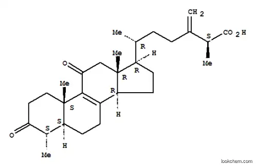 Molecular Structure of 163597-24-8 (Ergosta-8,24(28)-dien-26-oicacid, 4-methyl-3,11-dioxo-, (4a,5a,25S)-)