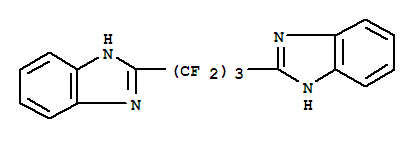 Molecular Structure of 1642-30-4 (1H-Benzimidazole,2,2'-(1,1,2,2,3,3-hexafluoro-1,3-propanediyl)bis- (9CI))