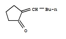 Molecular Structure of 16424-35-4 (Cyclopentanone,2-pentylidene-)