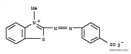 Molecular Structure of 16600-07-0 (3-Methyl-2-((p-sulfophenyl)azo)benzothiazoliumhydroxideinnersalt)