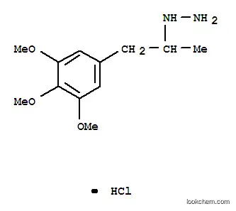 Molecular Structure of 16603-11-5 ([1-(3,4,5-trimethoxyphenyl)propan-2-yl]hydrazinium chloride)