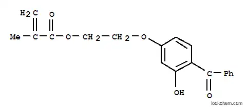Molecular Structure of 16613-04-0 (2-METHYL-ACRYLIC ACID-2-(4-BENZOYL-3-HYDROXY-PHENOXY)-ETHYL ESTER)