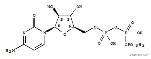 Molecular Structure of 166528-71-8 (2(1H)-Pyrimidinone,4-amino-1-[2-cyano-2-deoxy-5-O-[hydroxy[[hydroxy(phosphonooxy)phosphinyl]oxy]phosphinyl]-b-D-arabinofuranosyl]-)