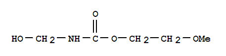 Carbamic acid,N-(hydroxymethyl)-, 2-methoxyethyl ester