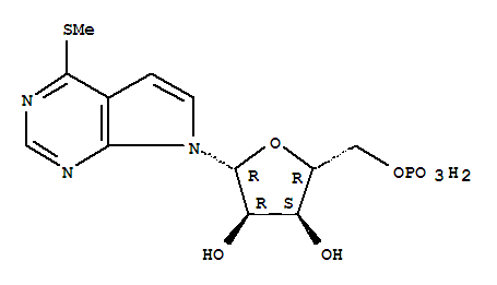 [3,4-dihydroxy-5-(4-methylsulfanylpyrrolo[2,3-d]pyrimidin-7-yl)oxolan-2-yl]methyl dihydrogen phosphate