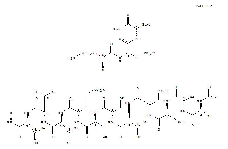 Molecular Structure of 167100-19-8 (1-16-Thymosin a1 (cattle), 16-L-leucinamide-(9CI))