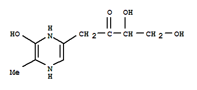 2-Butanone,1-(1,4-dihydro-6-hydroxy-5-methyl-2-pyrazinyl)-3,4-dihydroxy- cas  16745-06-5
