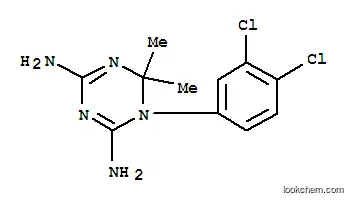 Molecular Structure of 16757-19-0 (1-(3,4-dichlorophenyl)-6,6-dimethyl-1,6-dihydro-1,3,5-triazine-2,4-diamine)