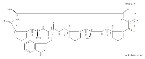 Molecular Structure of 167710-82-9 (Cyclo(L-isoleucyl-L-prolyl-L-tyrosyl-L-valyl-Lprolyl-L-leucyl-L-threonyl-L-prolyl))