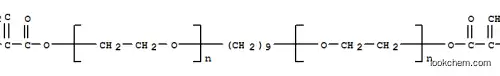 Molecular Structure of 167769-57-5 (Poly(oxy-1,2-ethanediyl),a,a'-1,9-nonanediylbis[w-[(2-methyl-1-oxo-2-propenyl)oxy]- (9CI))