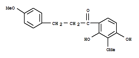 168180-11-8,1-Propanone,1-(2,4-dihydroxy-3-methoxyphenyl)-3-(4-methoxyphenyl)-,Lusianin