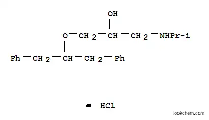 1-[(1,3-diphenylpropan-2-yl)oxy]-3-(propan-2-ylamino)propan-2-ol hydrochloride (1:1)