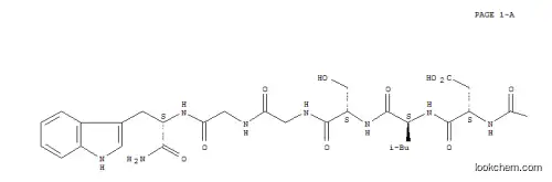 Molecular Structure of 168570-41-0 (L-Tryptophanamide,L-alanyl-L-tryptophyl-L-arginyl-L-a-aspartyl-L-leucyl-L-serylglycylglycyl-)