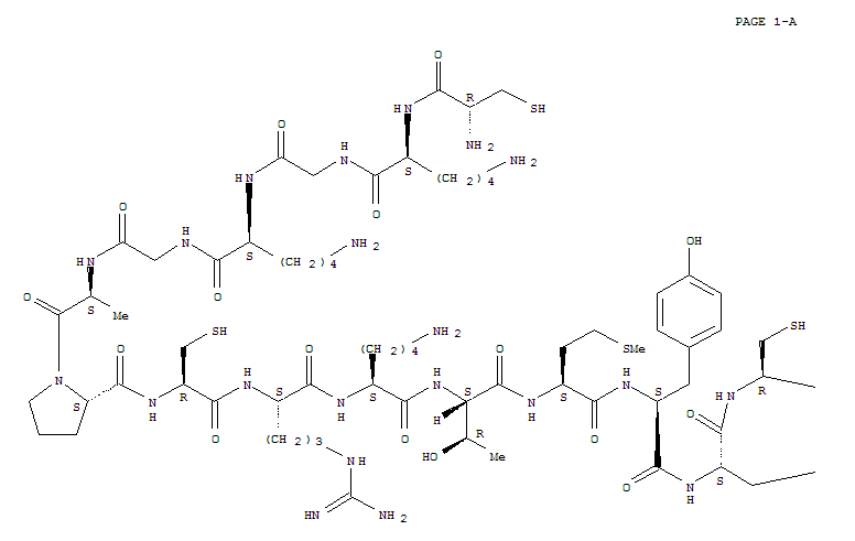 168831-68-3,OMEGA-CONOTOXIN MVIIC,L-Cysteinamide,L-cysteinyl-L-lysylglycyl-L-lysylglycyl-L-alanyl-L-prolyl-L-cysteinyl-L-arginyl-L-lysyl-L-threonyl-L-methionyl-L-tyrosyl-L-a-aspartyl-L-cysteinyl-L-cysteinyl-L-serylglycyl-L-seryl-L-cysteinylglycyl-L-arginyl-L-arginylglycyl-L-lysyl-
