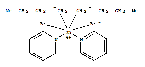 Molecular Structure of 16924-44-0 (Tin,(2,2'-bipyridine-N,N')dibromodibutyl- (9CI))
