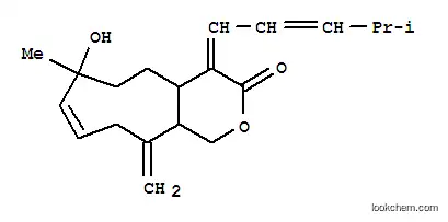 Molecular Structure of 169626-20-4 (Cyclonona[c]pyran-3(1H)-one,4,4a,5,6,7,10,11,11a-octahydro-7-hydroxy-7-methyl-11-methylene-4-[(2E)-4-methyl-2-pentenylidene]-,(4Z,4aR,7R,8Z,11aS)-rel-(+)- (9CI))