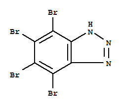 Molecular Structure of 17374-26-4 (1H-Benzotriazole,4,5,6,7-tetrabromo-)