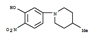 N-(3-HYDROXY-4-NITROPHENYL)-4-METHYLPIPERIDINE