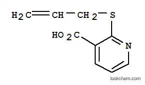Molecular Structure of 175135-25-8 (2-(ALLYLTHIO)NICOTINIC ACID)