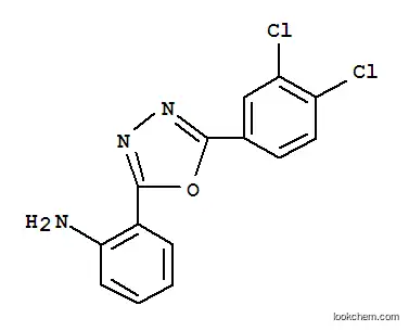 Molecular Structure of 175135-30-5 (2-[5-(3,4-DICHLOROPHENYL)-1,3,4-OXADIAZOL-2-YL]ANILINE)