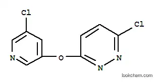 Molecular Structure of 175135-61-2 (3-CHLORO-6-[(5-CHLORO-3-PYRIDYL)OXY]PYRIDAZINE)