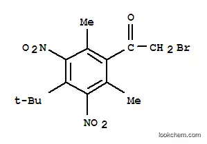 Molecular Structure of 175136-56-8 (4-(TERT-BUTYL)-2,6-DIMETHYL-3,5-DINITROPHENACYL BROMIDE)