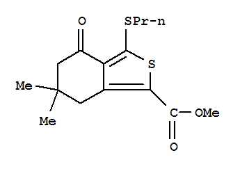 METHYL 6,6-DIMETHYL-4-OXO-3-(PROPYLTHIO)-4,5,6,7-TETRAHYDROBENZO[C]THIOPHENE-1-CARBOXYLATE