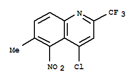 4-Chloro-6-methyl-5-nitro-2-(trifluoromethyl)-quinoline