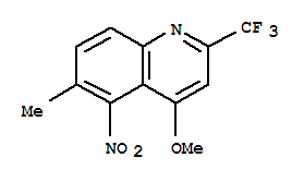 4-Methoxy-6-methyl-5-nitro-2-(trifluoromethyl)-quinoline